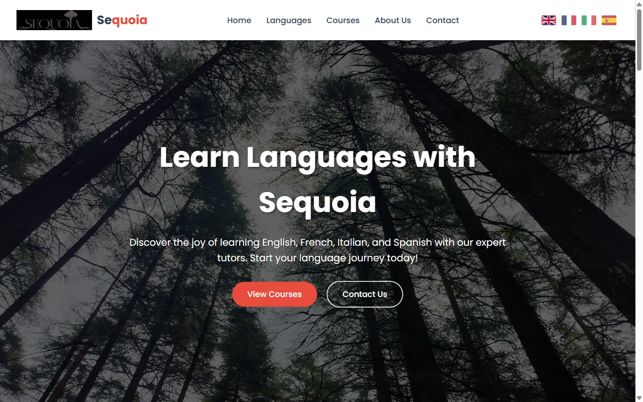 Hello Sequoia website screenshot