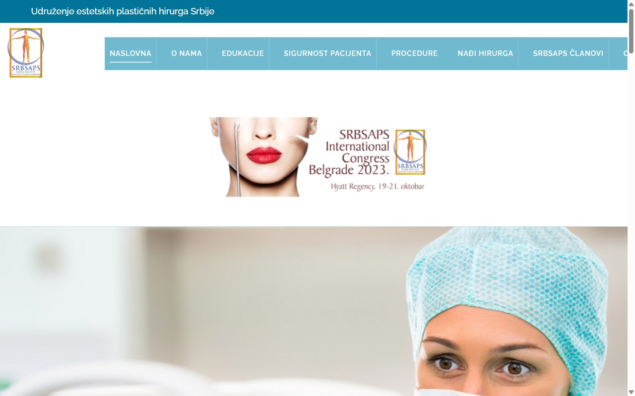 SRBSAPS platform screenshot